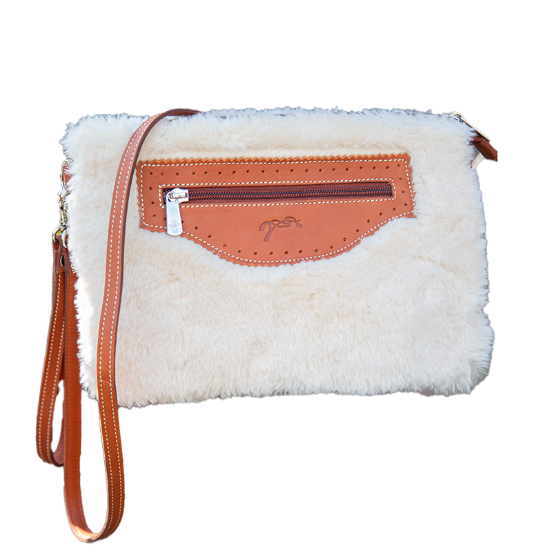 Pénélope - Emilie white clutch bag | - Ohlala