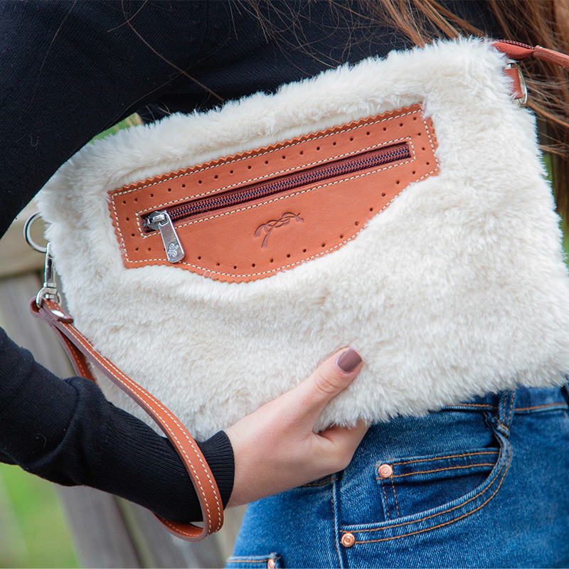 Pénélope - Emilie white clutch bag | - Ohlala