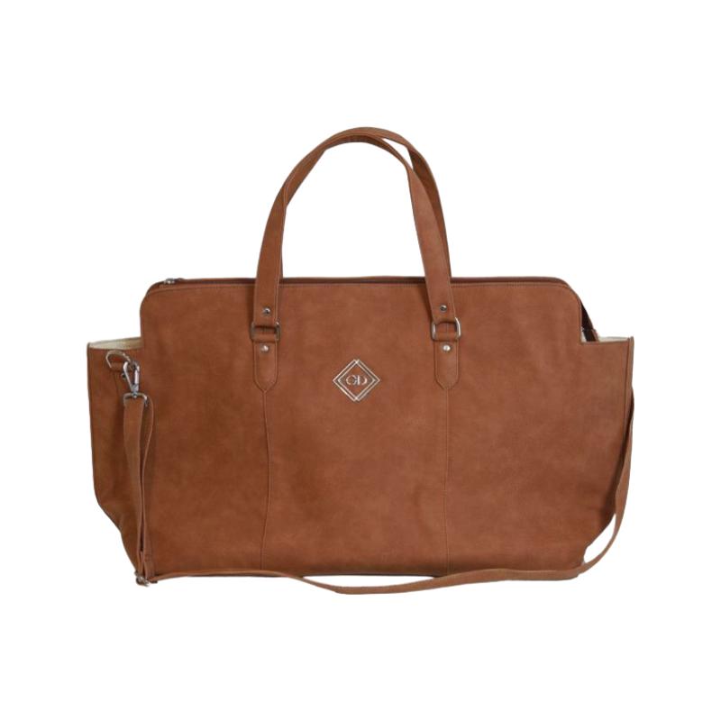 Grooming Deluxe - Brown Chestnut Travel Bag