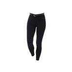 Equithème - Pantaloni da equitazione bambino Safir nero/blu | - Ohlala
