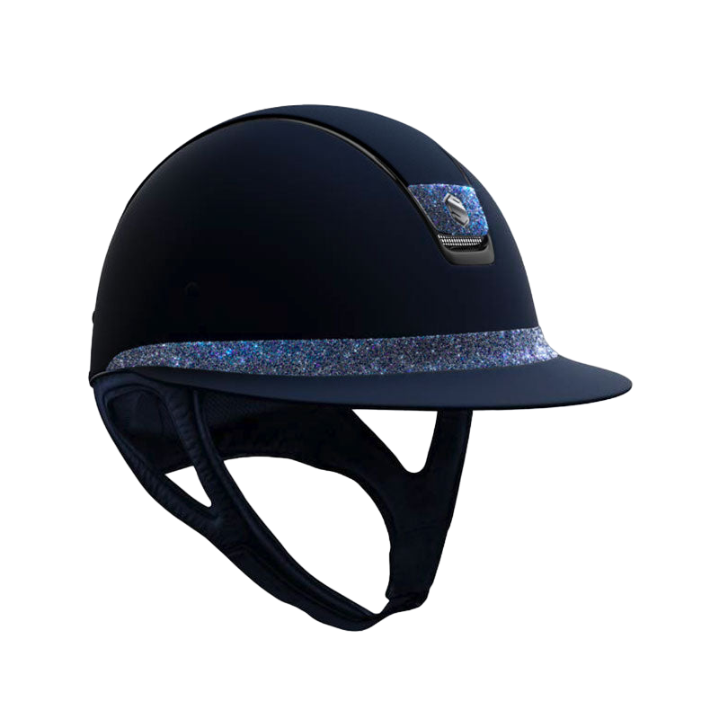 Samshield - Casque Miss Shadowmatt crystal fabric paradise shine bleu (avec mousse) | - Ohlala