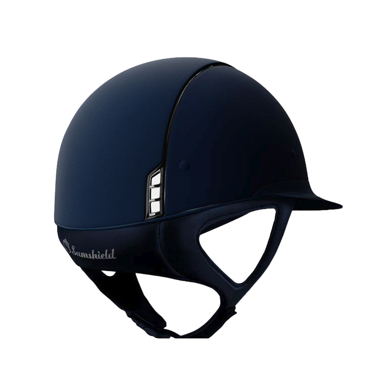 Samshield - Casque Miss Shadow matt bleu (avec mousse) | - Ohlala