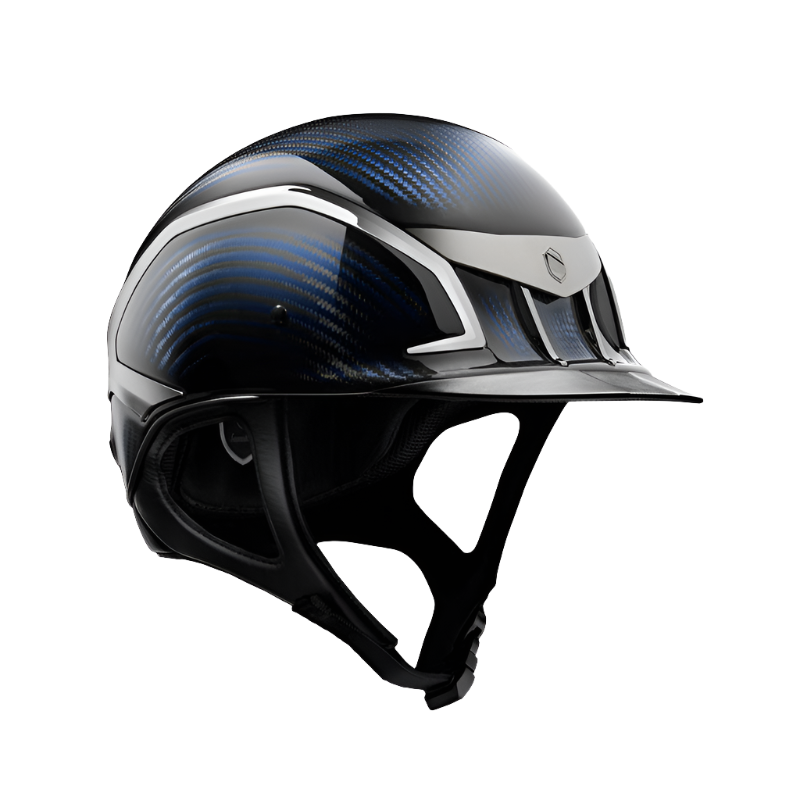 Samshield - XJ Miss carbon chrome navy helmet (with foam)