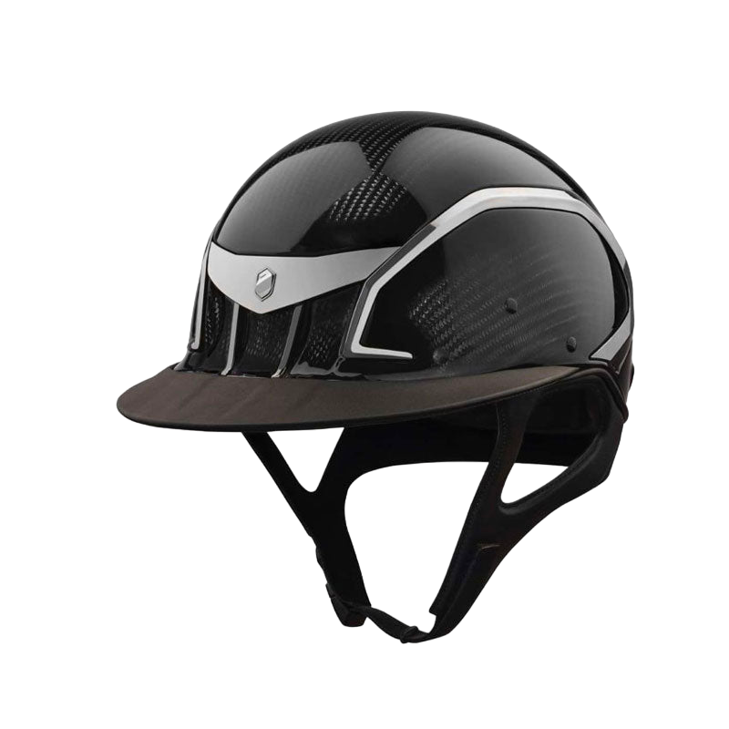 Samshield - Casque XJ Miss carbone chrome noir (avec mousse)