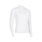 Samshield - Polo manches longues femme Faustine blanc | - Ohlala