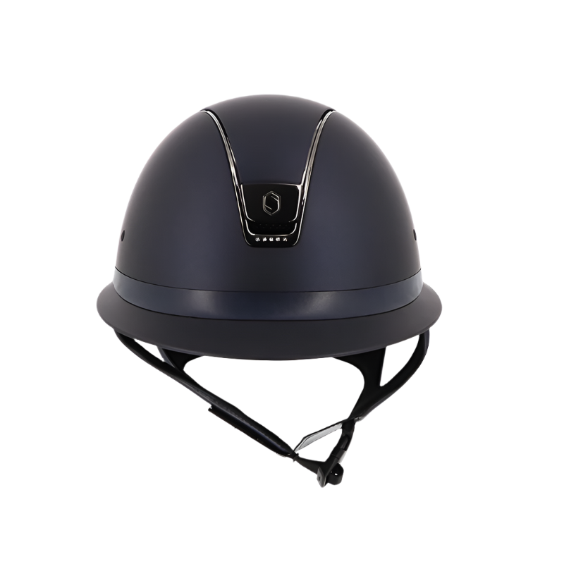 Samshield - Casque Miss Shadowmatt bleu 5 Swarovski (avec mousse)