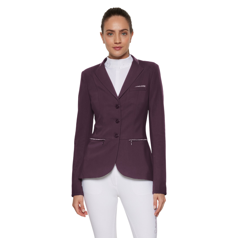 Samshield - Veste de concours femme Victorine Crystal Fabric regular plum