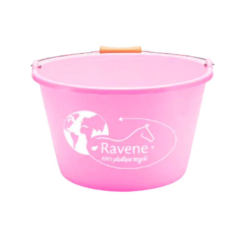 Ravene - Seau 100% recyclé rose pale avec anse 15L | - Ohlala