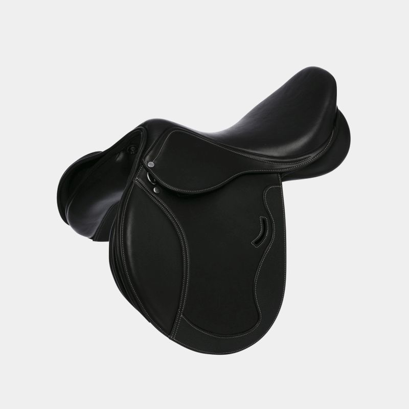 Eric Thomas - Selle d’obstacles fitter doublée noir | - Ohlala