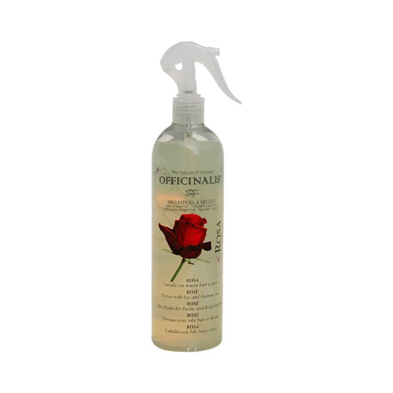 Officinalis - Shampoing sec chevaux bais et alezans rose 500ml