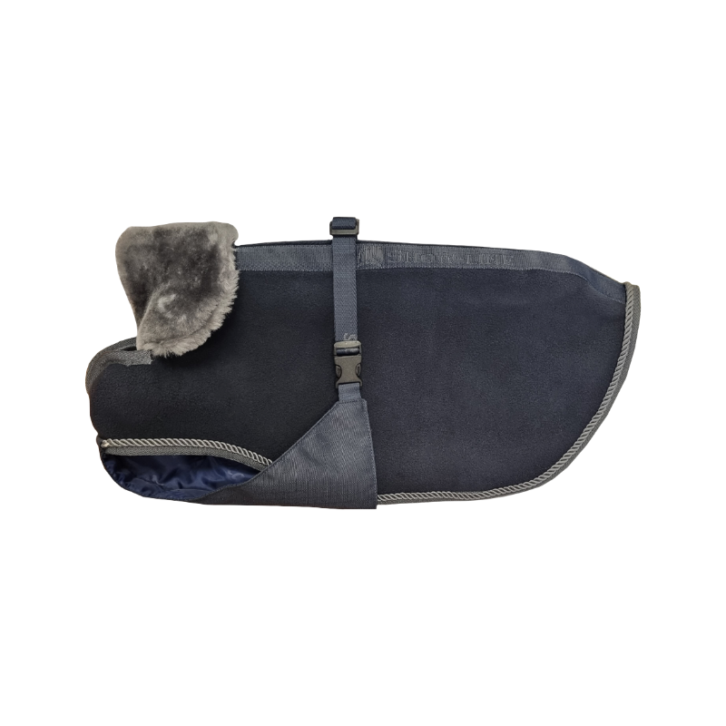 Bucas - Show-Line Dog Blanket Navy/ Grey