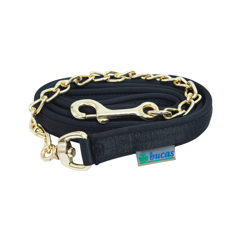 Bucas - Stallion Lead Rope Black/ Gold