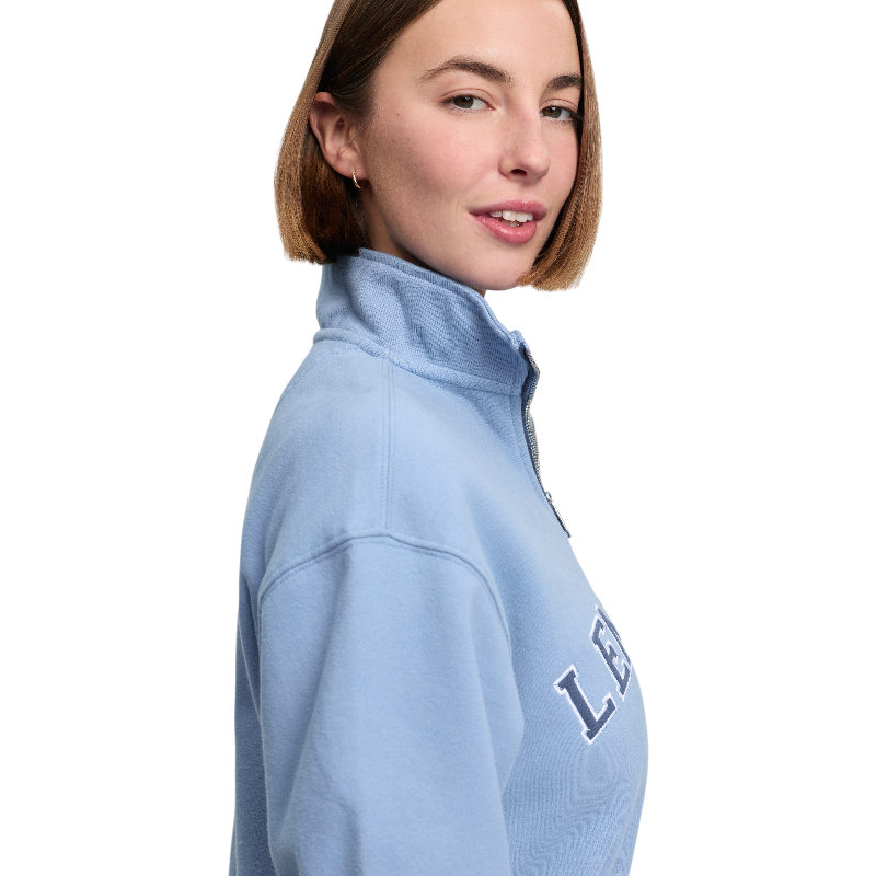 LeMieux - Sweat à col zippé femme Kelsie powder blue | - Ohlala