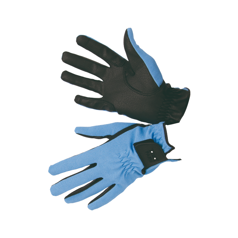 TdeT - Gants d'équitation Club bleu ciel