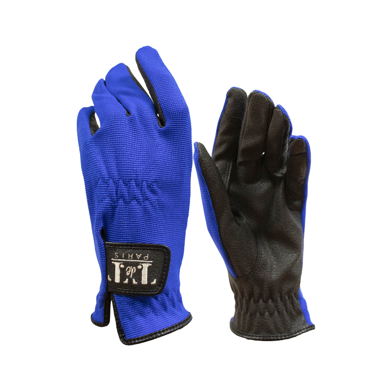 TdeT - Gants d'équitation Club bleu roi