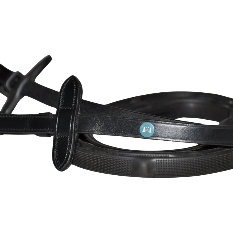 TdeT - Micro-dotted rubber rings with integrated stoppers black 