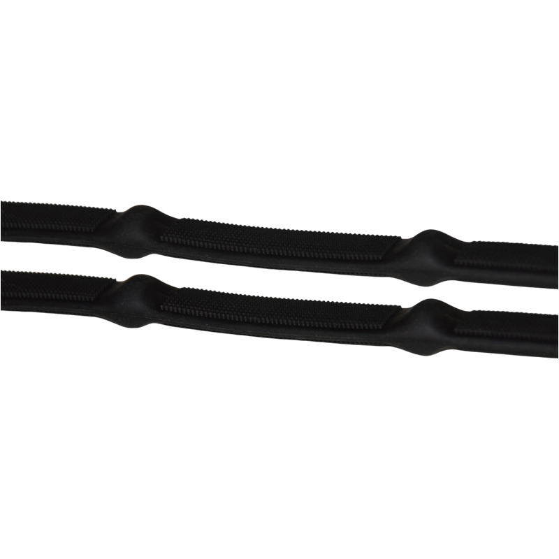 TdeT - Micro-dotted rubber rings with integrated stoppers black 