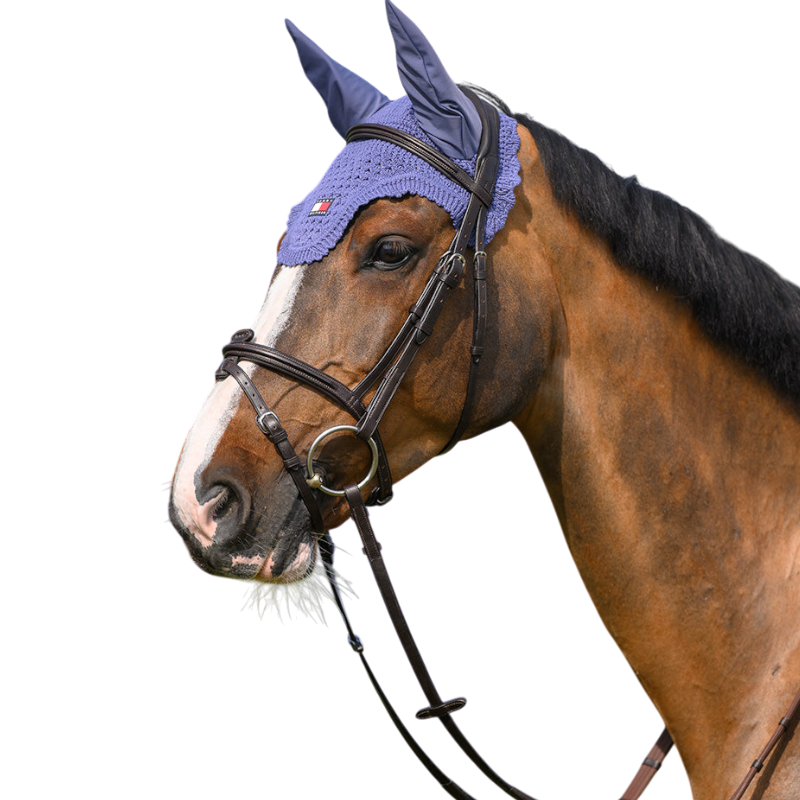 Tommy Hilfiger Equestrian - Czapka końska Lexington faded indigo