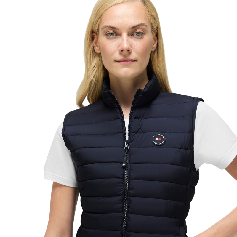 Tommy Equestrian - Chaleco acolchado sin mangas mujer Serano desert sky