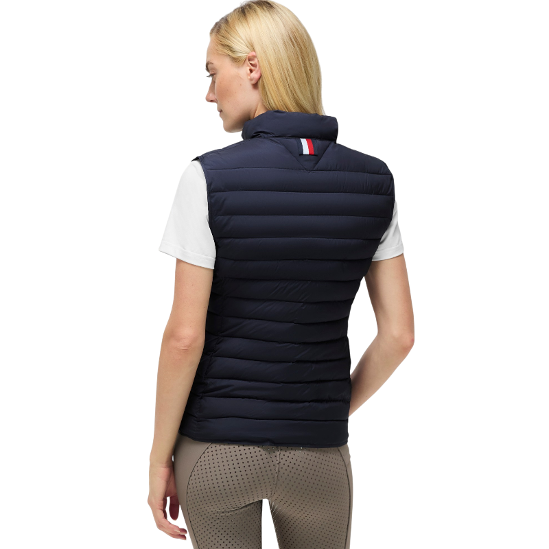 Tommy Equestrian - Chaleco acolchado sin mangas mujer Serano desert sky