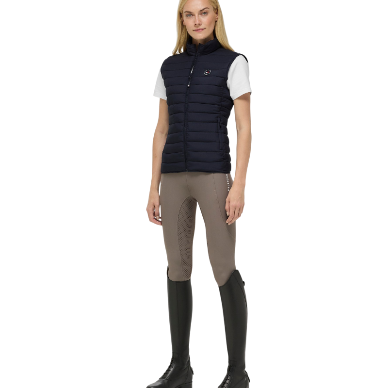 Tommy Equestrian - Chaleco acolchado sin mangas mujer Serano desert sky