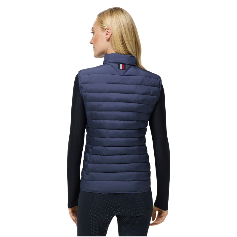 Tommy Equestrian - Ärmellose Damen-Steppweste Serano Faded Indigo