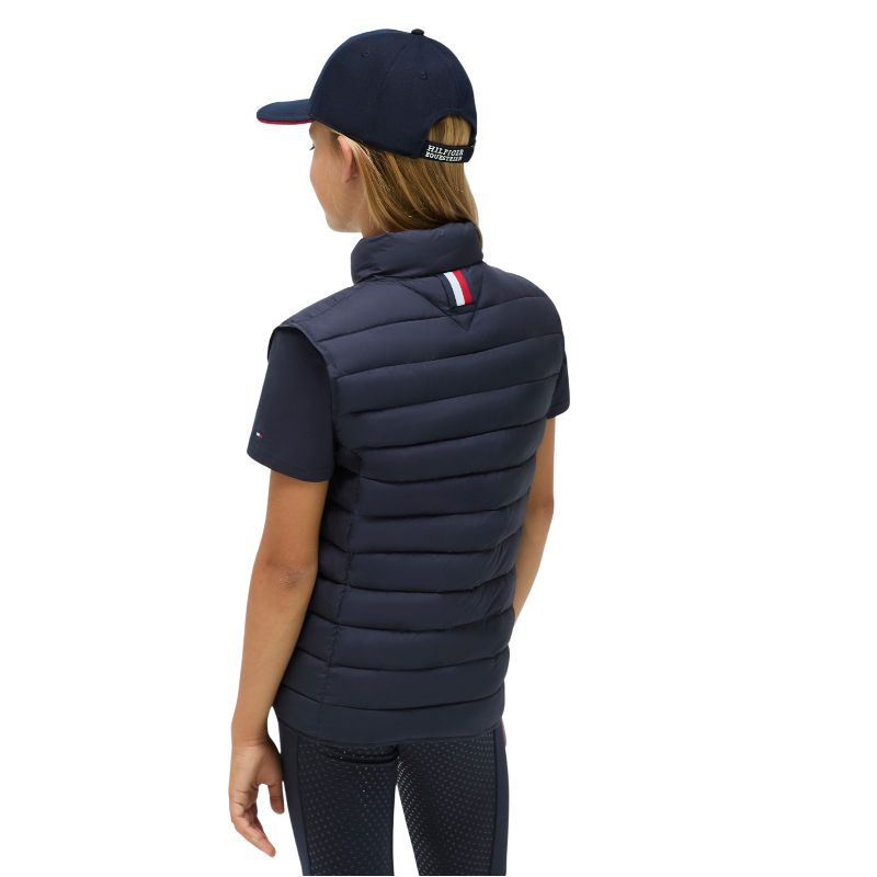 Tommy Hilfiger Equestrian - Serano Desert Sky Junior Sleeveless Puffer Jacket