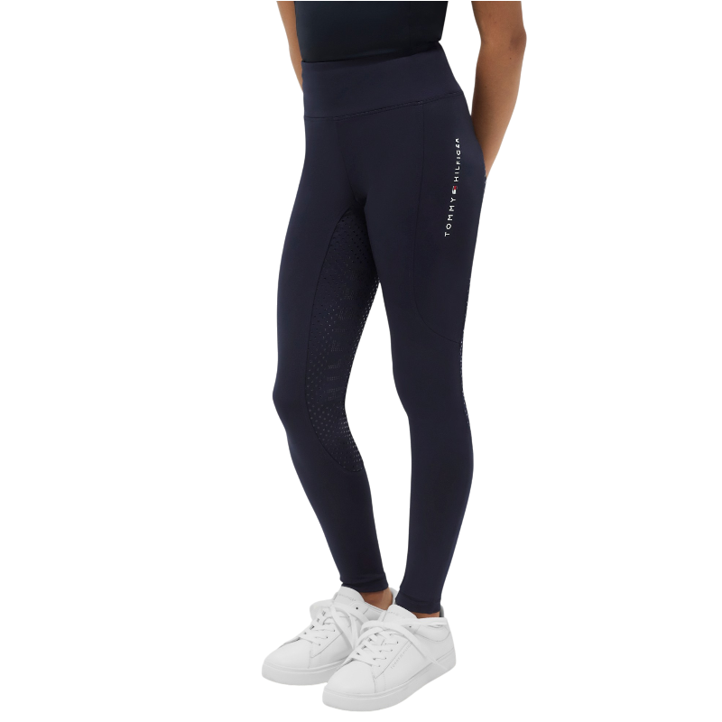 Tommy Hilfiger Equestrian - Legging de equitación junior Devon desert sky