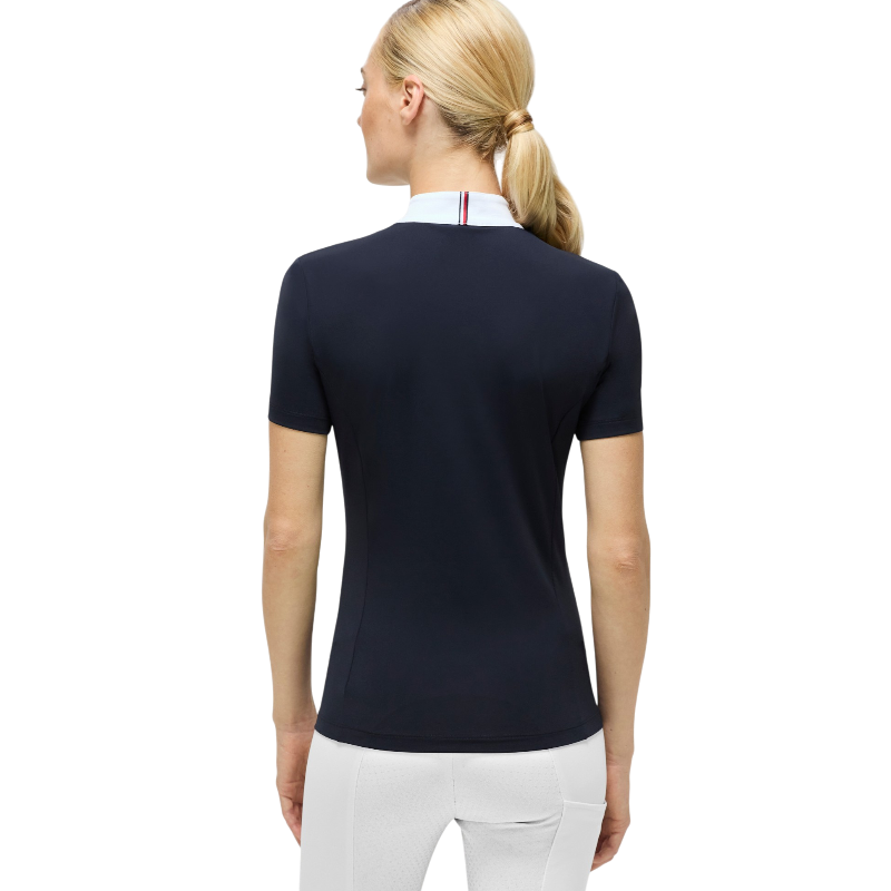 Tommy Hilfiger Equestrian - Polo da concorso a maniche corte donna Selma desert sky