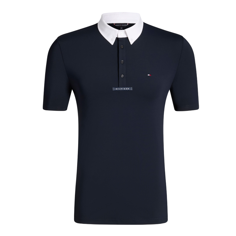 Tommy Hilfiger Equestrian - Kurzarm-Turnierpolo Herren Alex desert sky