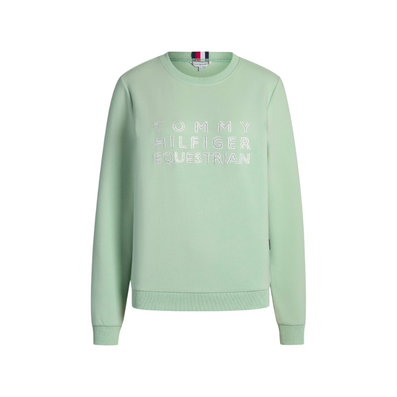 Tommy Hilfiger Equestrian - Sweat manches longues femme Belair mint