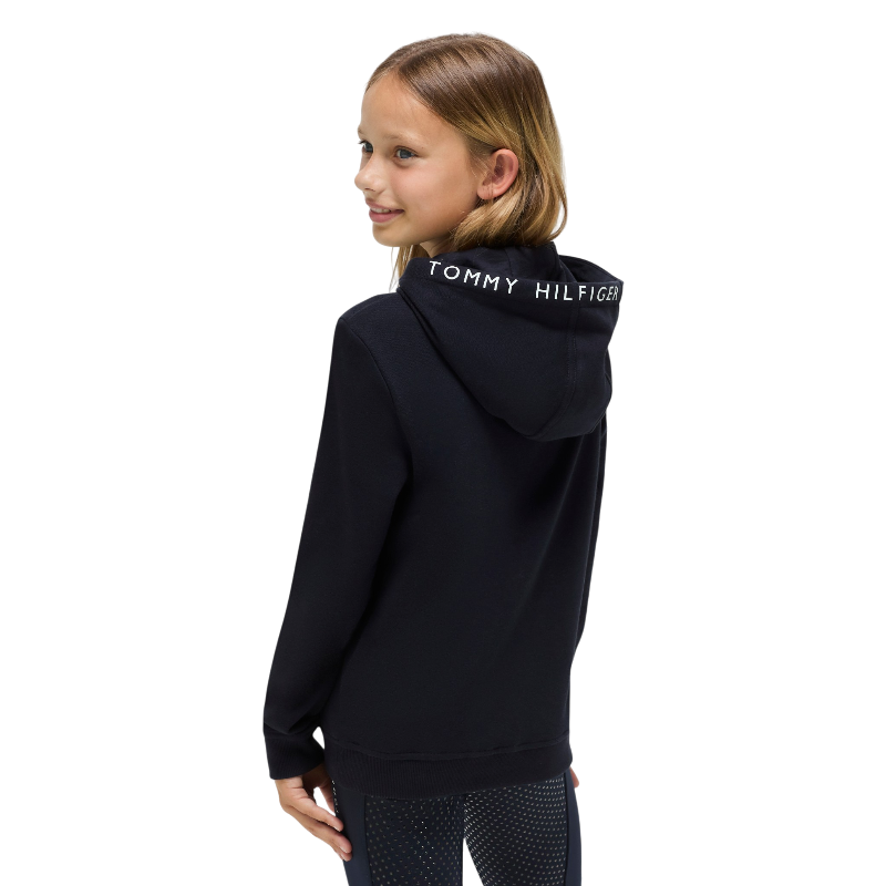 Tommy Hilfiger Equestrian - Laguna Logo Desert Sky Junior Long-Sleeve Sweatshirt