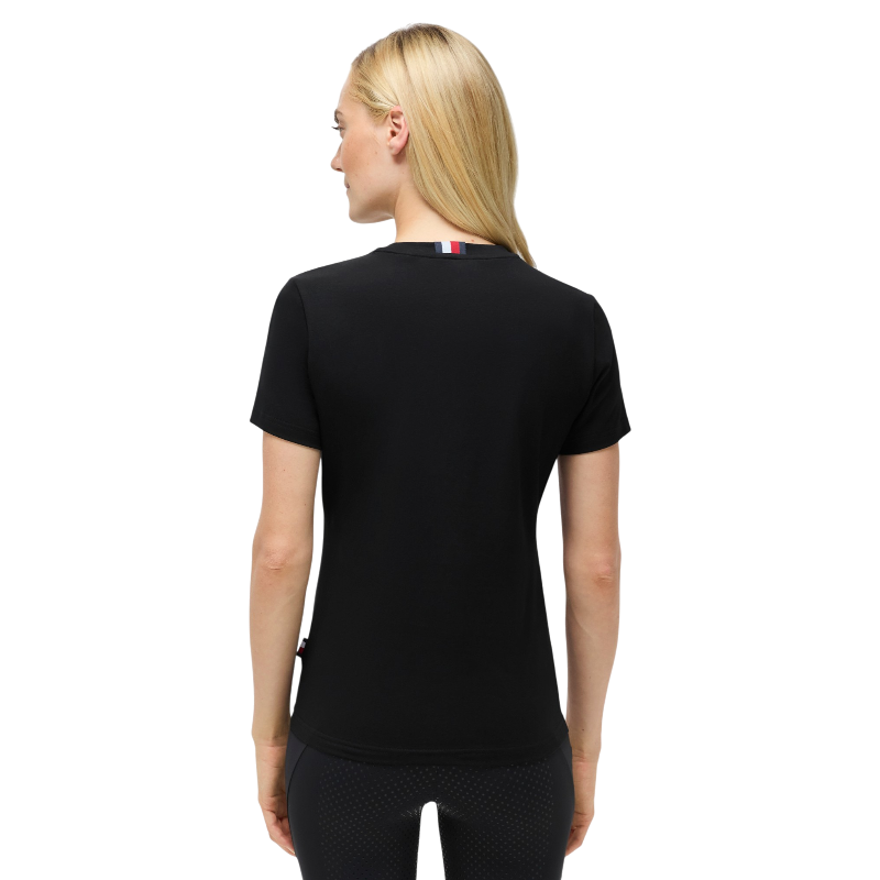 Tommy Hilfiger Equestrian - T-shirt a maniche corte donna Malibu nero