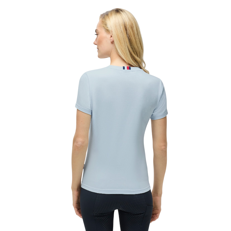 Tommy Hilfiger Equestrian - T-shirt korte mouw dames Malibu sweet blue