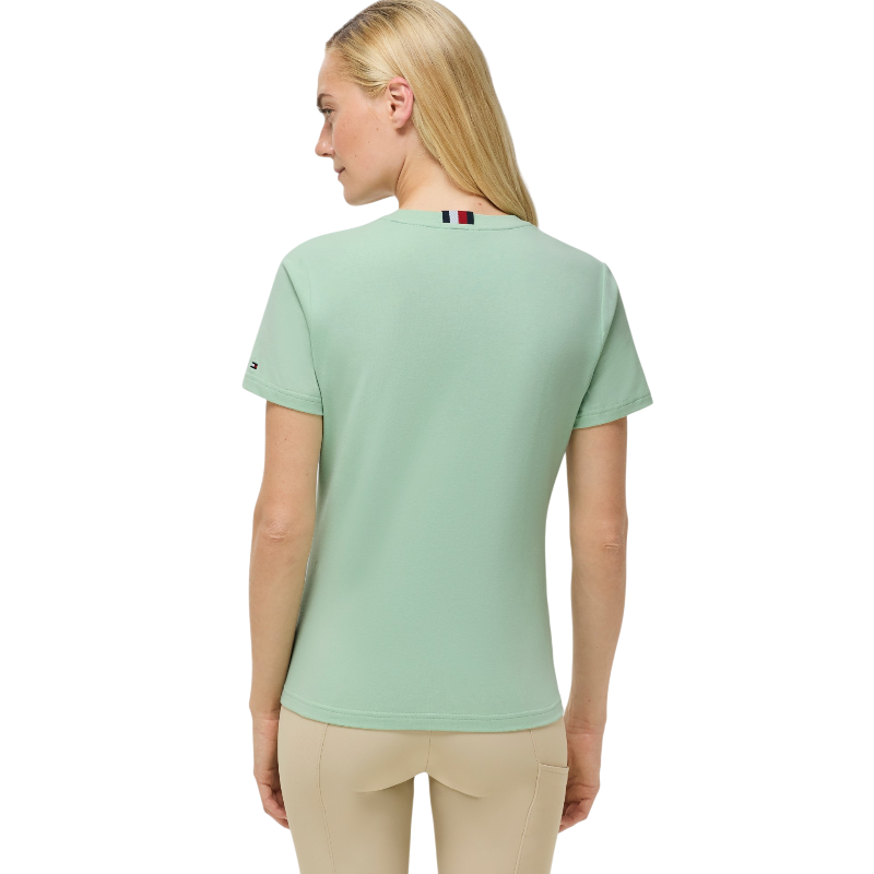 Tommy Equestrian - Kurzarm-T-Shirt Damen Pasadena belair mint
