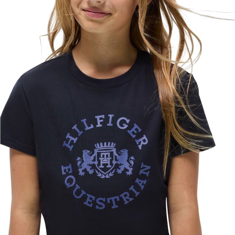 Tommy Hilfiger Equestrian - T-shirt a maniche corte junior Pasadena desert sky