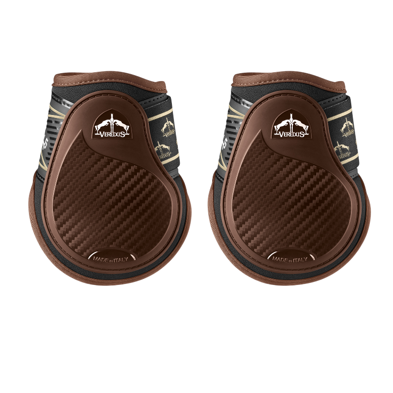 Veredus - Protectores de menudillo New TR H5 marrón x2