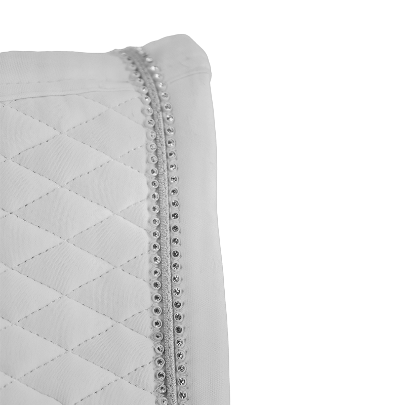 Pénélope - Tapis de dressage Calisson blanc/ blanc | - Ohlala