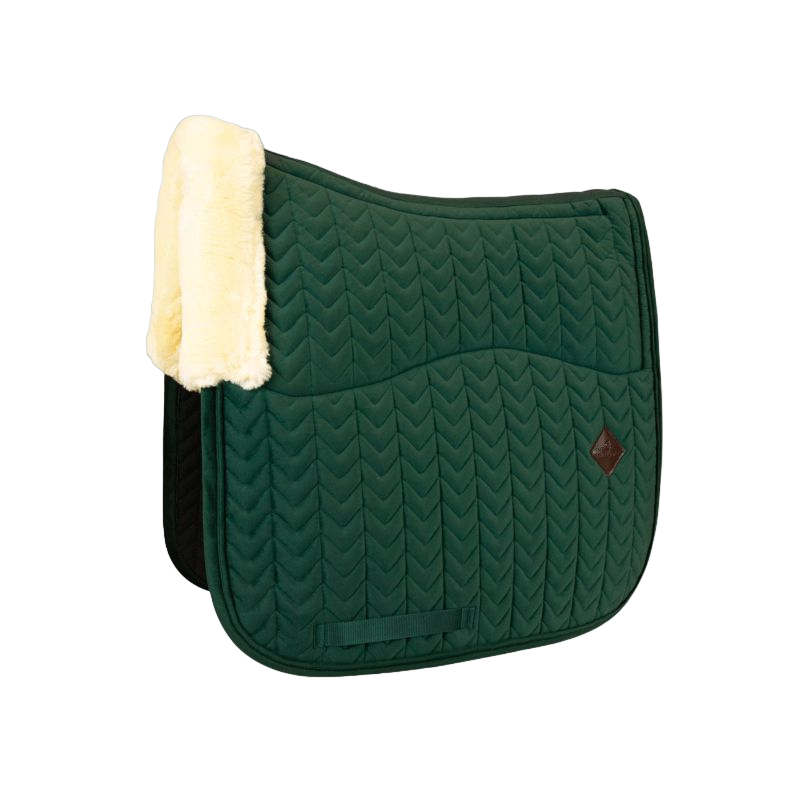 Kentucky Horsewear - Tapis de dressage Skin Friendly Velvet vert sapin | - Ohlala