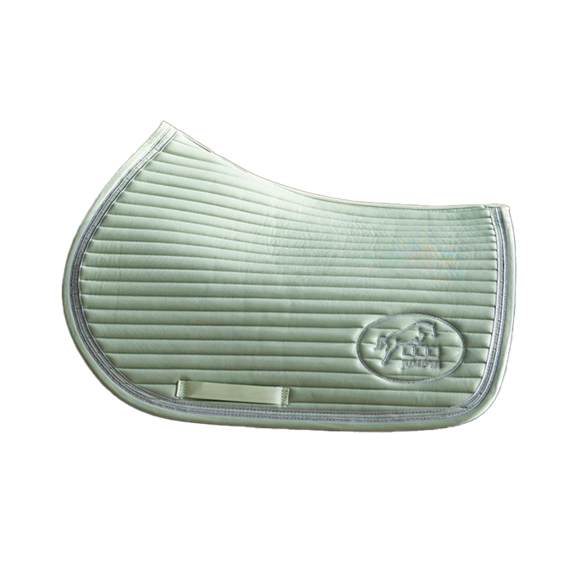Jump'In - Tapis de selle Balthazar vert sauge/ lurex | - Ohlala