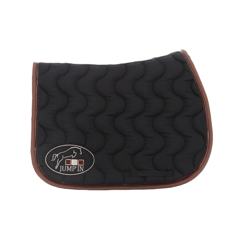 Jump'In - Tapis de selle Noir / Marron / Choco | - Ohlala