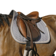 Equithème - Tapis de selle Softy gris foncé | - Ohlala