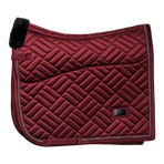 Equestrian Stockholm - Tapis de dressage Crystal bordeaux | - Ohlala