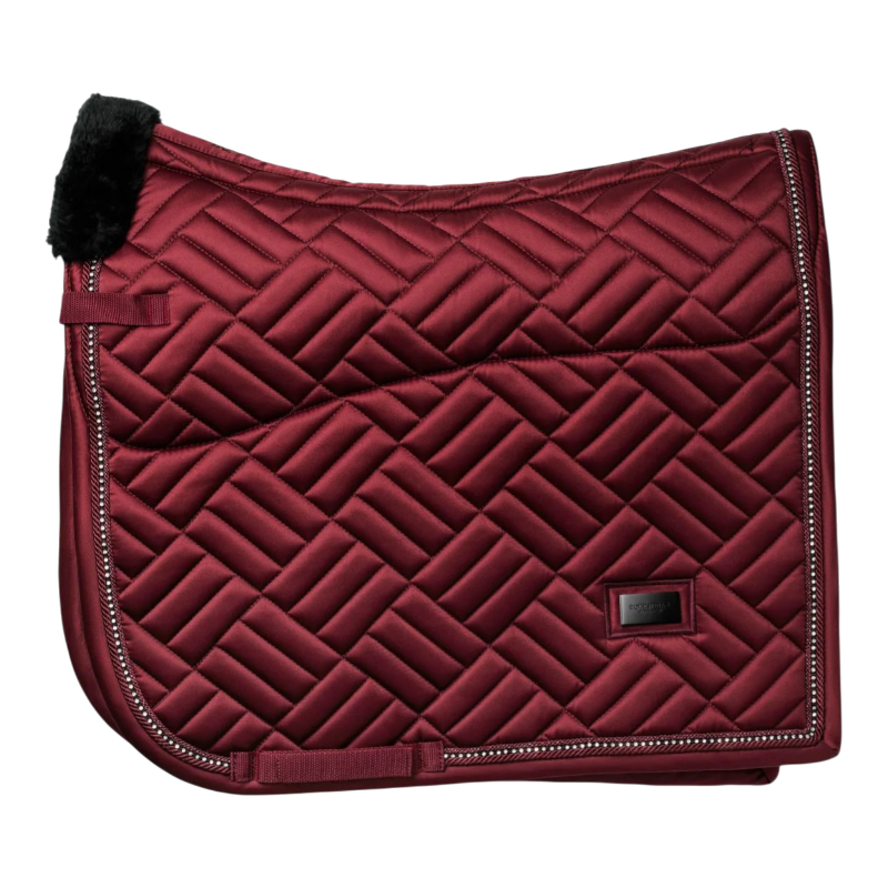 Equestrian Stockholm - Tapis de dressage Crystal bordeaux | - Ohlala