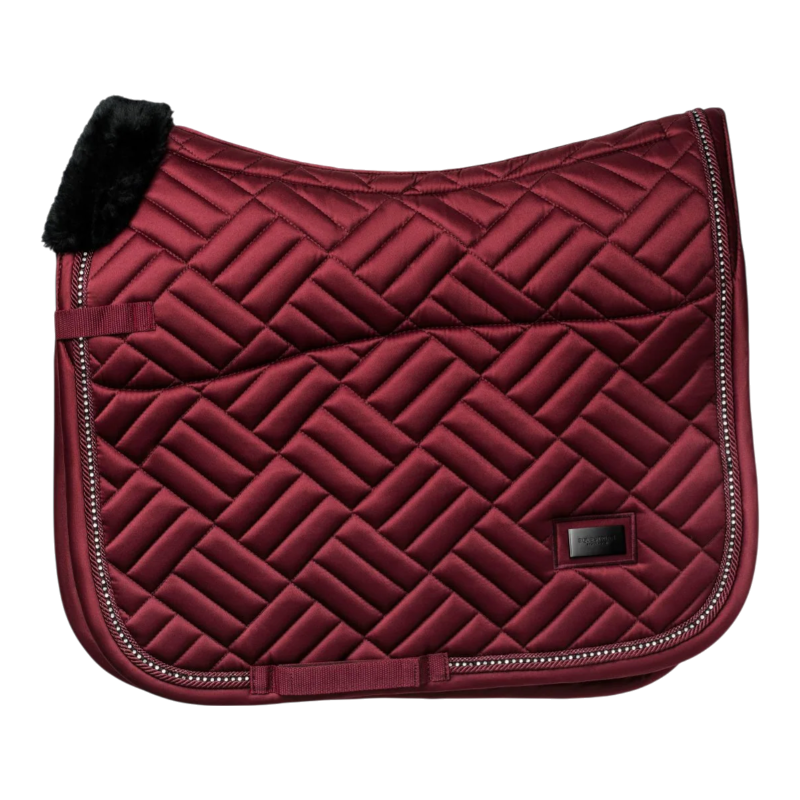 Equestrian Stockholm - Tapis de dressage Crystal bordeaux | - Ohlala