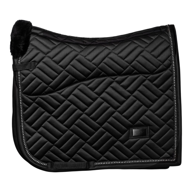 Equestrian Stockholm - Tapis de dressage Crystal noir | - Ohlala