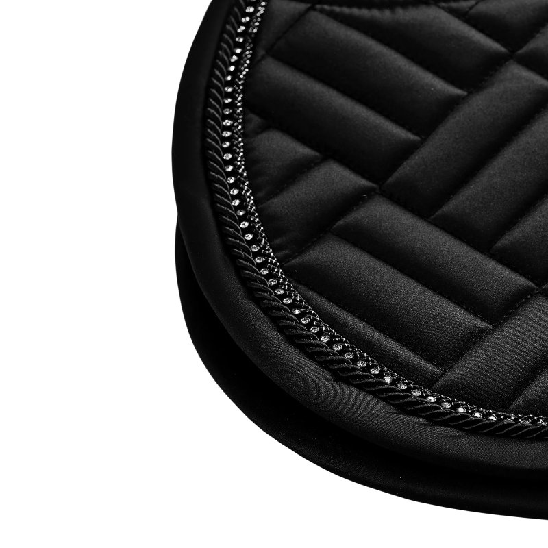 Equestrian Stockholm - Tapis de dressage Crystal noir | - Ohlala