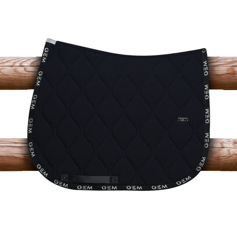 GEM - Tapis de selle Love marine/ sliver | - Ohlala