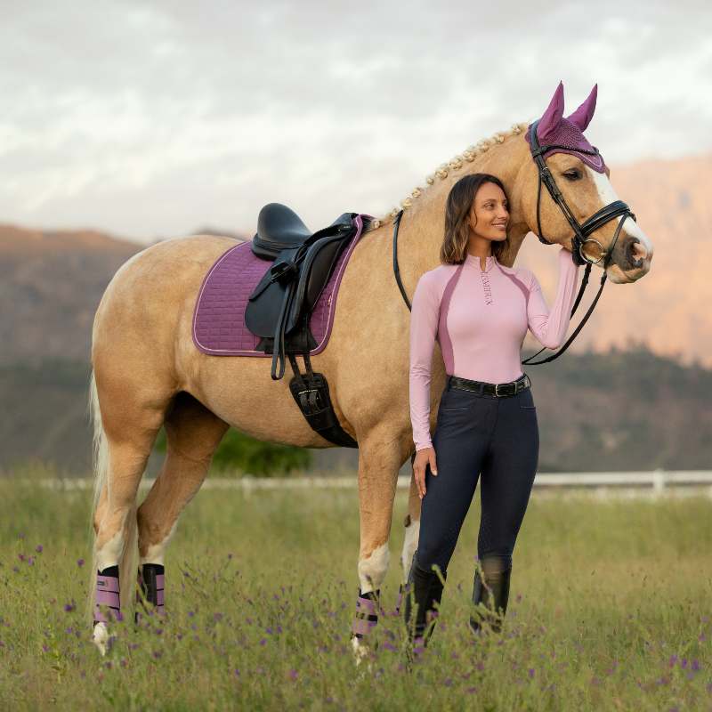 LeMieux - Tapis de dressage Suede mallow | - Ohlala