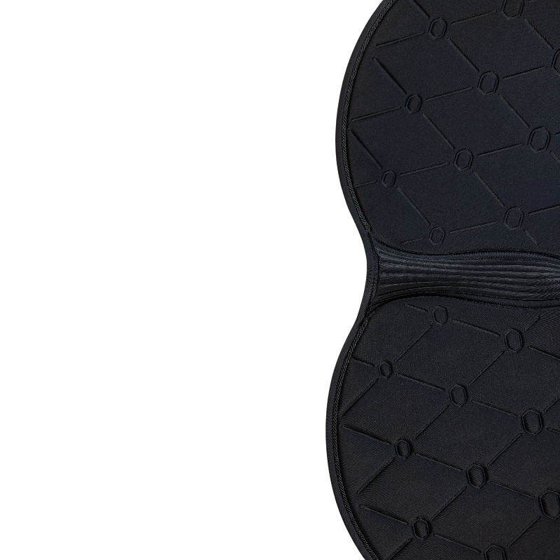Samshield - Embroidery black saddle pad | - Ohlala